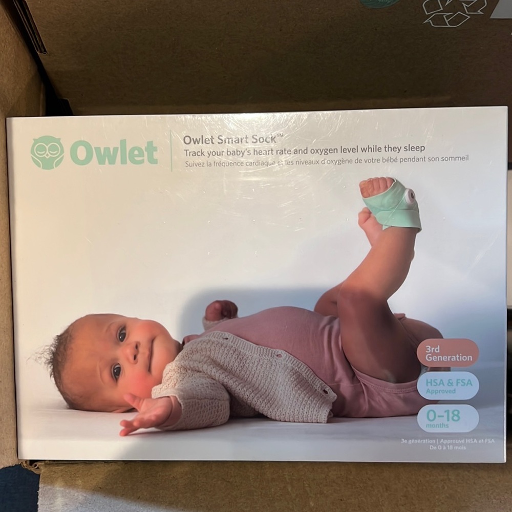 Brand new Owlet Smart Sock